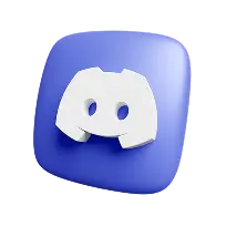 A stylized white Discord logo on a blue circular background, representing the Discord app.